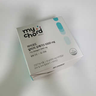 JW중외제약 마이코드 알티지 오메가3 1000 mg — 5점을 준 리뷰어가 2020년 7월 올린 사용 사진