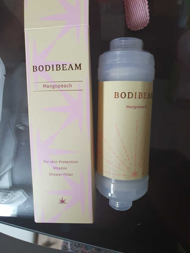 바디빔 비타민 샤워필터 망고피치향 리뷰 사진