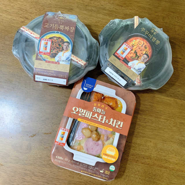 [심플리쿡]오일파스타치킨,고기듬뿍짜장,쭈꾸미짬뽕SET 리뷰 사진