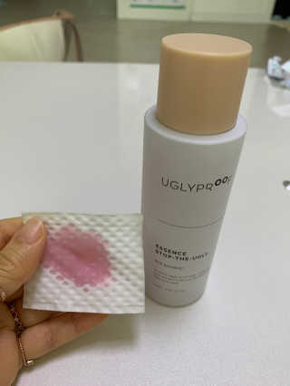 어글리프루프 에센스 스탑디어글리 레드모먼트 에센스 120ml — 3점을 준 리뷰어가 2020년 7월 올린 사용 사진