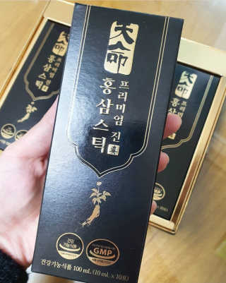 헬스업_천명진프리미엄홍삼스틱_10ml x 30포 — 4점을 준 리뷰어가 2020년 10월 올린 사용 사진