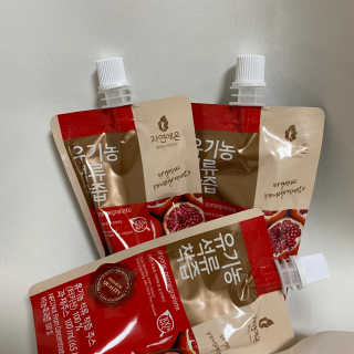 자연에온 유기농 석류 착즙 100mL 10개입 2BOX — 4점을 준 리뷰어가 2020년 11월 올린 사용 사진