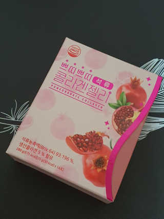 헬스업_쁘띠쁘띠석류콜라겐젤리_20g x 14포 — 5점을 준 리뷰어가 2020년 8월 올린 사용 사진