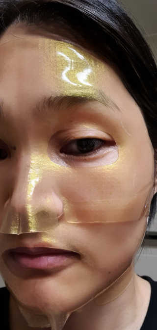한미려 프리미엄 하이드로겔 마스크 — 4점을 준 리뷰어가 2020년 7월 올린 사용 사진