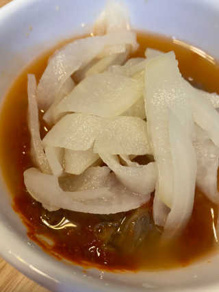 [해주냉면] 신천맛집 매운 비빔냉면 2인분 + 무절임 — 4점을 준 리뷰어가 2020년 5월 올린 사용 사진