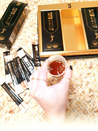 헬스업_천명진프리미엄홍삼스틱_10ml x 30포 — 4점을 준 리뷰어가 2020년 10월 올린 사용 사진