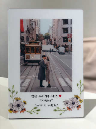 100가지 기념액자 — 3.5점을 준 리뷰어가 2020년 11월 올린 사용 사진