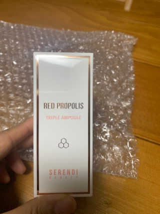 세렌디뷰티 레드 프로폴리스 트리플 앰플 — 5점을 준 리뷰어가 2020년 6월 올린 사용 사진
