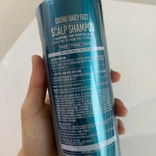 다슈코리아 다슈 데일리 패스트 한방 두피 샴푸 500ml — 5점을 준 리뷰어가 2020년 4월 올린 사용 사진