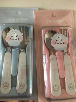유비맘 스푼포크 케이스 세트 1+1 _컬러랜덤 발송 — 5점을 준 리뷰어가 2020년 9월 올린 사용 사진
