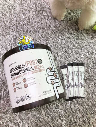 서울약사신협_FOS프리바이오틱스플러스쿠앤크_5gX100포 — 5점을 준 리뷰어가 2020년 5월 올린 사용 사진