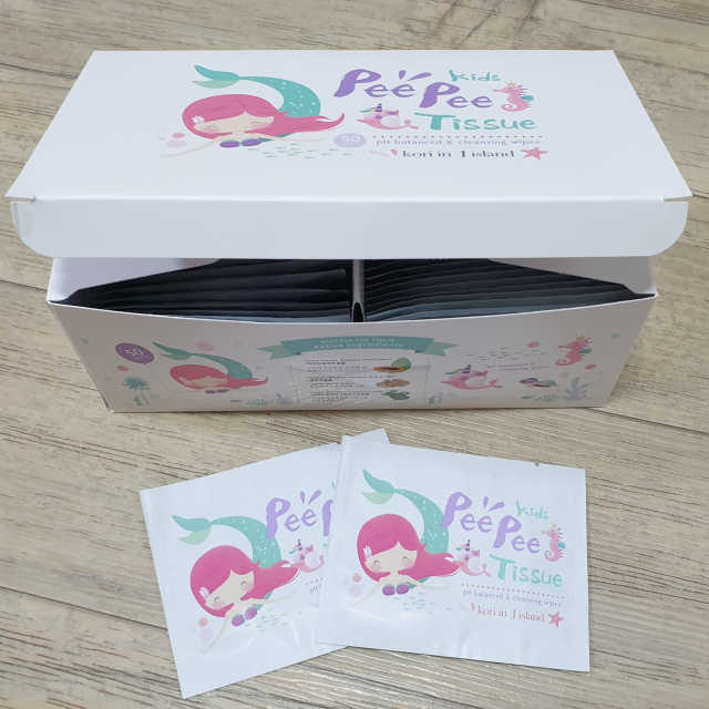 키즈 피피티슈  Kids Pee Pee Tissue 리뷰 사진