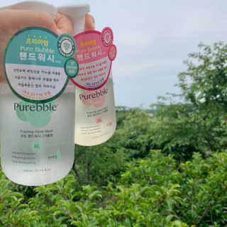 Purebble 당김없이 속촉촉_퓨어블 핸드워시 3종 [랜덤발송] — 5점을 준 리뷰어가 2020년 6월 올린 사용 사진