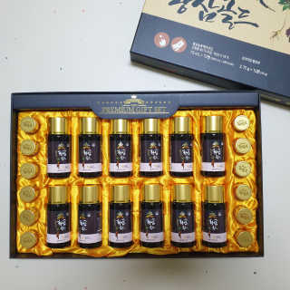서울약사신협_프리미엄황삼골드_3.75g x 12환+75mgx12병 — 5점을 준 리뷰어가 2020년 9월 올린 사용 사진