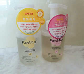 Purebble 당김없이 속촉촉_퓨어블 핸드워시 3종 [랜덤발송] — 4점을 준 리뷰어가 2020년 7월 올린 사용 사진