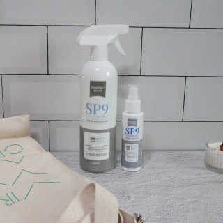 SP9 스프레이형 프리미엄 살균소독제 500ml+100ml — 5점을 준 리뷰어가 2020년 11월 올린 사용 사진