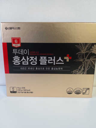 서울약사신협_투데이홍삼정플러스스틱_10g x 30포 — 5점을 준 리뷰어가 2020년 11월 올린 사용 사진