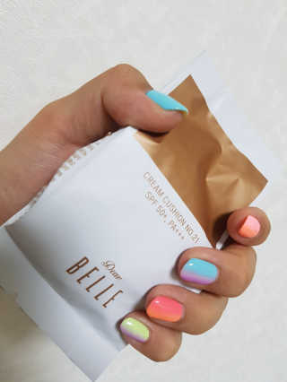 디어벨르 크림쿠션 DEAR BELLE CREAM COUSION — 4.5점을 준 리뷰어가 2020년 8월 올린 사용 사진