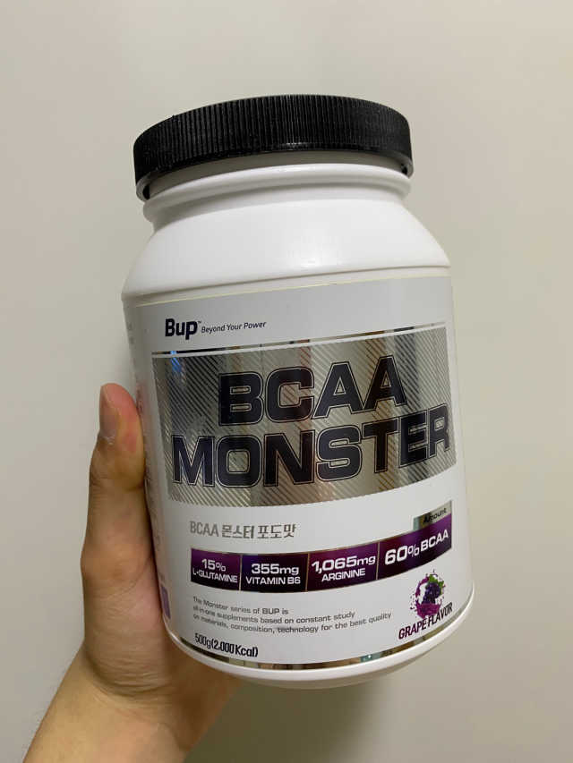 BCAA 몬스터 리뷰 사진
