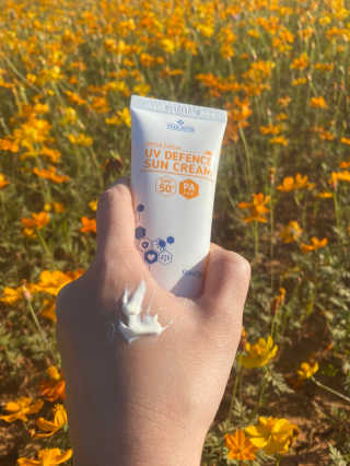 [트리티스] UV 디펜스 선크림 PA+++ / SPF50+  60ml — 5점을 준 리뷰어가 2020년 10월 올린 사용 사진