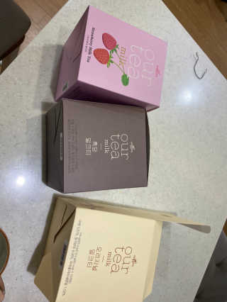 (주)쟈뎅 쟈뎅 아워티 밀크 3종 — 5점을 준 리뷰어가 2020년 11월 올린 사용 사진