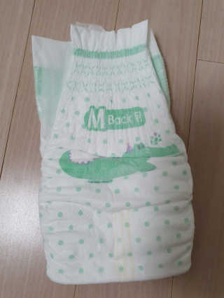오브맘 밤 프리미엄 아기 기저귀 팬티형 밴드형 — 5점을 준 리뷰어가 2020년 11월 올린 사용 사진
