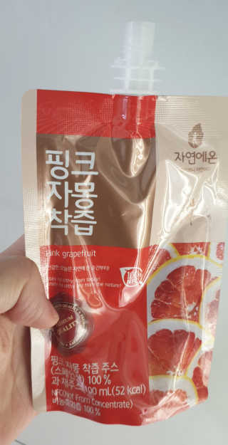 자연에온 핑크 자몽 착즙 100mL 10개입 2BOX — 5점을 준 리뷰어가 2020년 11월 올린 사용 사진