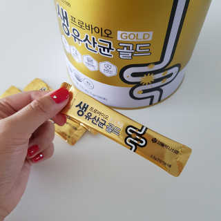서울약사신협_프로바이오생유산균골드_2.5x100포 — 5점을 준 리뷰어가 2020년 6월 올린 사용 사진