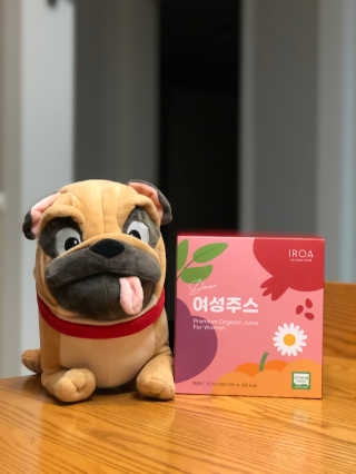 이로아 디어 여성주스_10포 — 5점을 준 리뷰어가 2020년 10월 올린 사용 사진