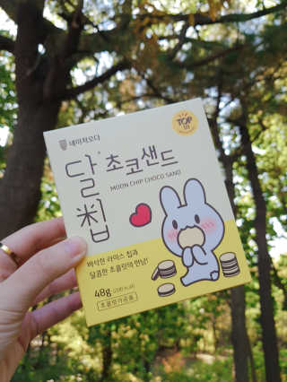 네이처오다 달칩 초코샌드 — 5점을 준 리뷰어가 2020년 10월 올린 사용 사진