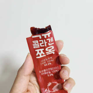 조은약초 석류콜라겐 석류즙 석류쪼옥 젤리 스틱 15포 x 20g — 5점을 준 리뷰어가 2020년 8월 올린 사용 사진
