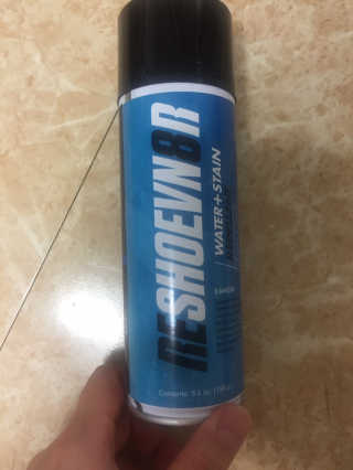 리슈브네이터 5.5OZ 방수 보호 스프레이 — 4.5점을 준 리뷰어가 2020년 6월 올린 사용 사진