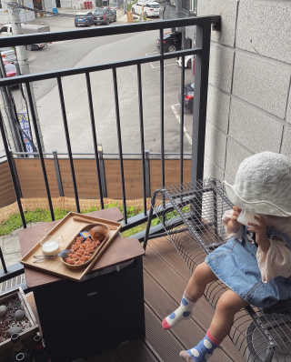 창신리빙 [프랑코 캠핑 테이블 분리수거함] 똑똑한 정리 수납 — 5점을 준 리뷰어가 2020년 9월 올린 사용 사진