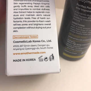 [마더메이드] 액티브 차콜 엔자임 파우더 페이스워시_E — 5점을 준 리뷰어가 2020년 9월 올린 사용 사진