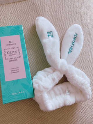 포레스트힐 SS 그린 밸런스 클렌져 100ml + 헤어밴드 — 5점을 준 리뷰어가 2020년 4월 올린 사용 사진