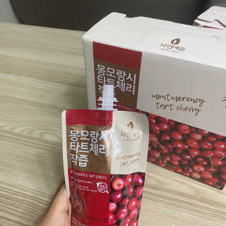 자연에온 몽모랑시 타트체리 착즙 100mL 10개입 2BOX — 5점을 준 리뷰어가 2020년 10월 올린 사용 사진
