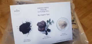산들녘 둥근마 현미 찹쌀 과자와 둥근마 현미 찹쌀 10초 죽 — 4점을 준 리뷰어가 2020년 7월 올린 사용 사진