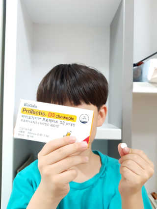 동성제약_바이오가이아_아토24 바이오가이아 D3츄어블정 30정 — 5점을 준 리뷰어가 2020년 6월 올린 사용 사진