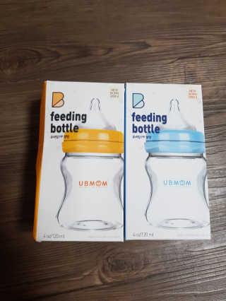 유비맘 신생아젖병 120ml 트리플팩_ 젖꼭지 포함 — 5점을 준 리뷰어가 2020년 8월 올린 사용 사진