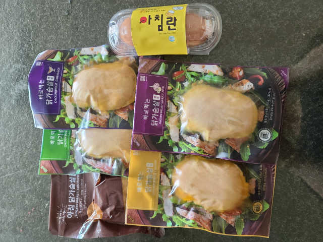바로 먹는 아침 실온보관 닭가슴살 6종 리뷰 사진