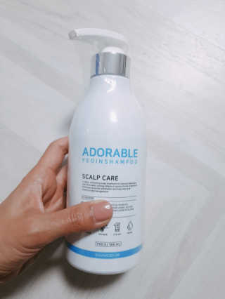순수연구소 탈모증상완화 어도러블 여인 샴푸 500ml — 4점을 준 리뷰어가 2020년 4월 올린 사용 사진