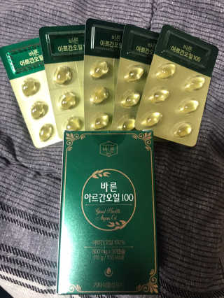 건강한약속 바른 바른 아르간오일100 — 5점을 준 리뷰어가 2020년 10월 올린 사용 사진