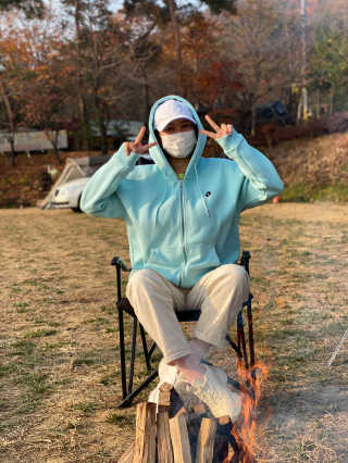 브랜디드라이프스타일코리아 행텐 헤리티지 후드 티셔츠 / 후드집업 — 5점을 준 리뷰어가 2020년 11월 올린 사용 사진