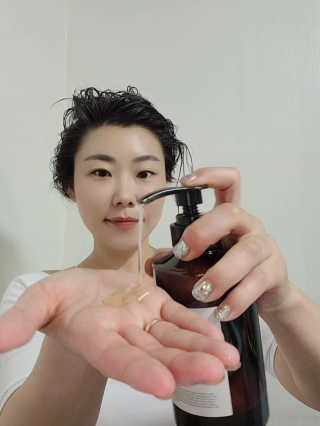에이처드 유산균 탈모 샴푸 500ml — 5점을 준 리뷰어가 2020년 8월 올린 사용 사진
