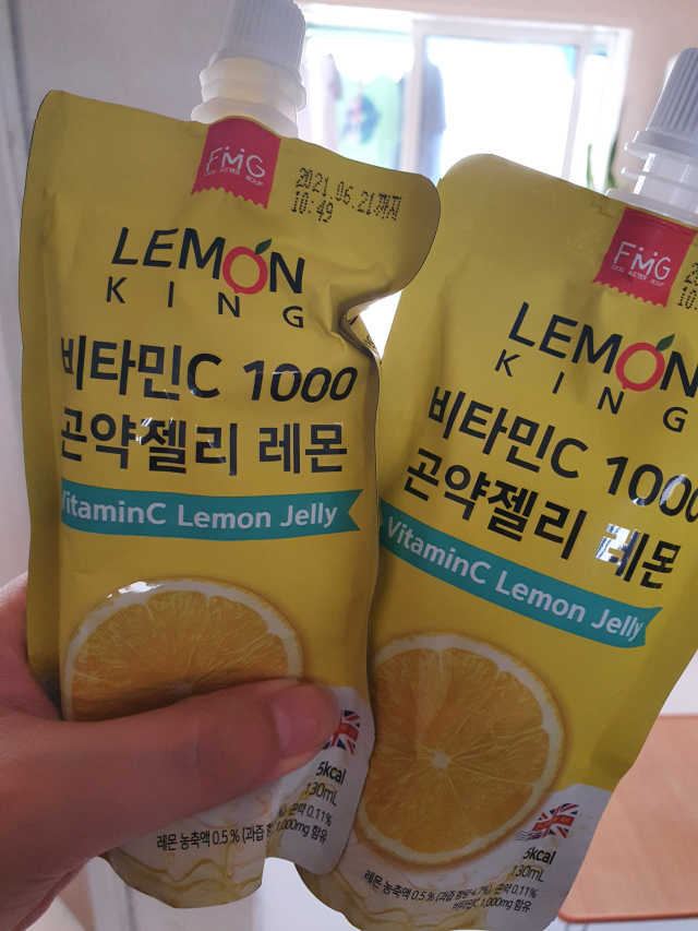 레몬킹 비타민C1000 곤약젤리 2종 리뷰 사진