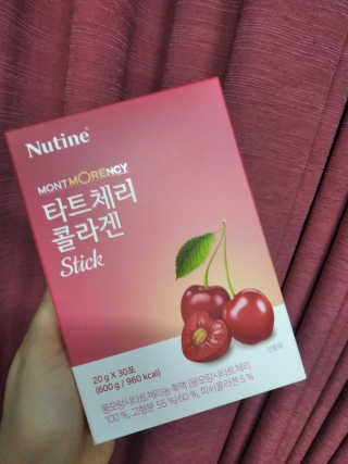뉴틴 타트체리 콜라겐 스틱 20g X 30포 — 5점을 준 리뷰어가 2020년 7월 올린 사용 사진