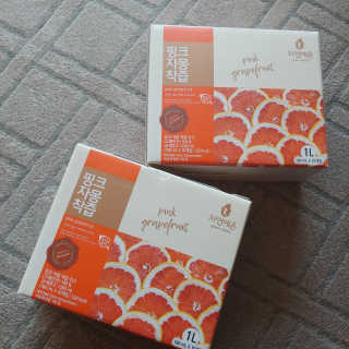 자연에온 핑크 자몽 착즙 100mL 10개입 2BOX — 5점을 준 리뷰어가 2020년 10월 올린 사용 사진