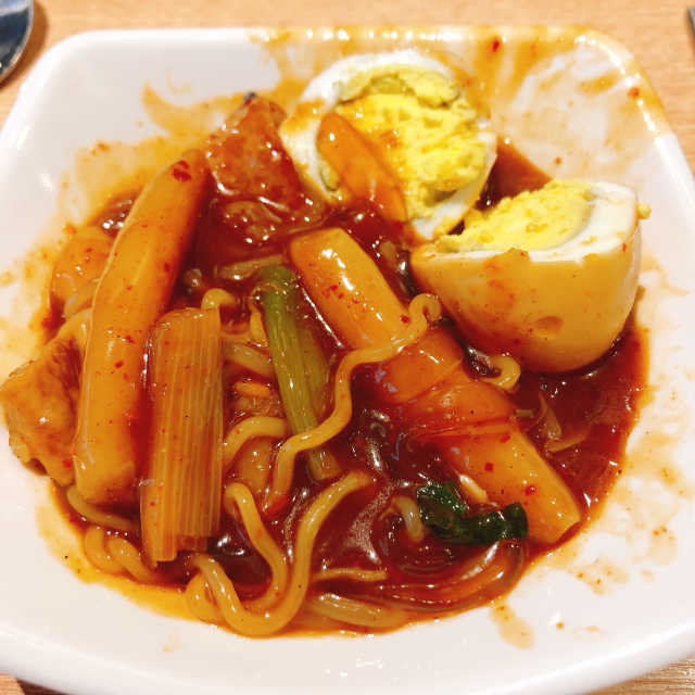 [개성떡볶이 서현점] 즉떡2인분+토핑c+꼬마만두튀김 리뷰 사진