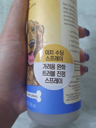 버츠비 이치수딩 스프레이 — 5점을 준 리뷰어가 2020년 10월 올린 사용 사진