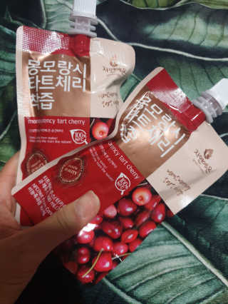 자연에온 몽모랑시 타트체리 착즙 100mL 10개입 2BOX — 5점을 준 리뷰어가 2020년 10월 올린 사용 사진